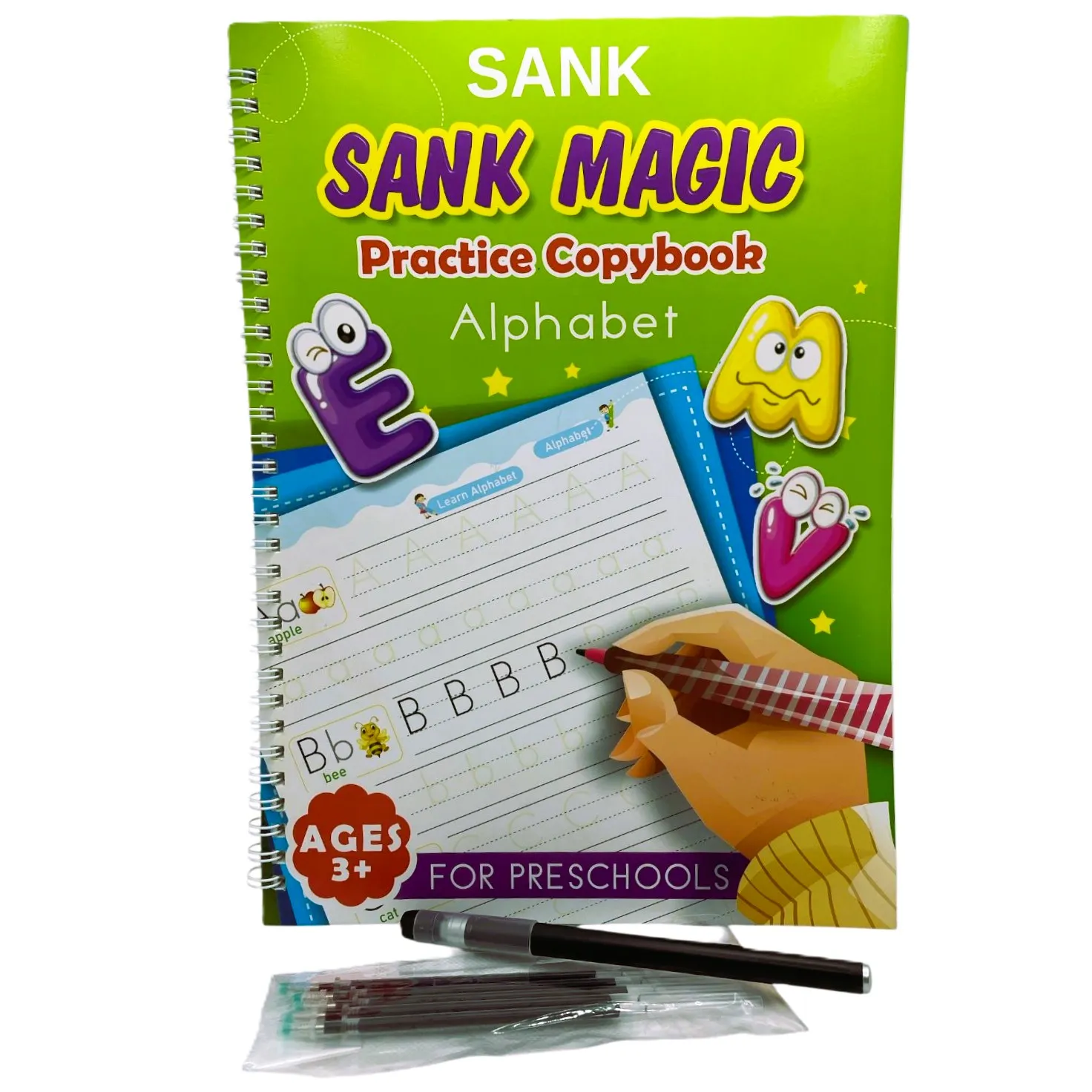 Carte de exercitii Sank Magic - Literele