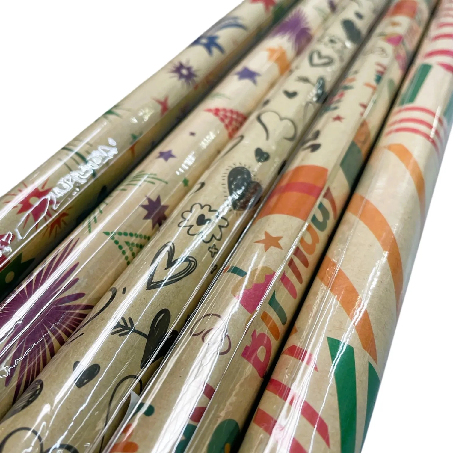 Hartie pentru ambalat cadou 50x70 ambalata individual (Vintage) - imagine 2