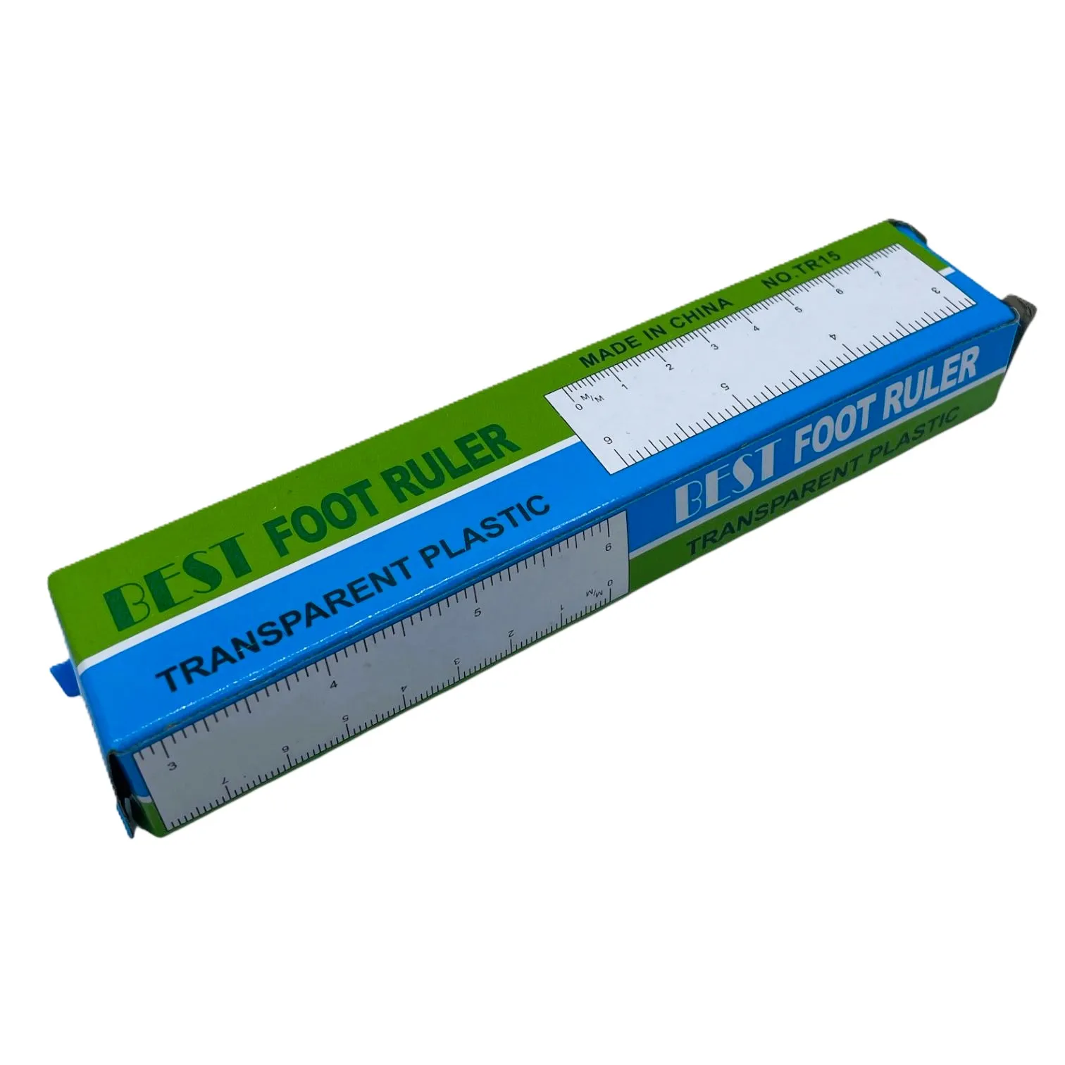 Rigla pvc transparenta 15 cm - imagine 2