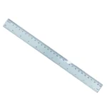 Rigla pvc transparenta 30 cm