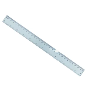 Rigla pvc transparenta 30 cm