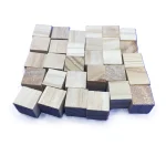 Set creativ Cuburi lemn natur 30/set