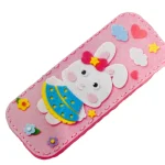 Set creativ de cusut Penar din fetru tip borseta cu fermoar 23x6x4 cm