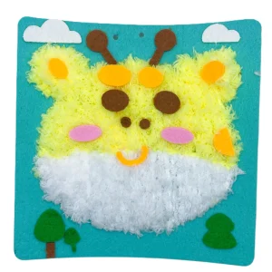 Set creativ de cusut Tablou pufos 19x19cm