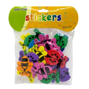 Set creativ Buburuze si Fluturi colorati