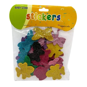 Set creativ Fluturi colorati cu sclipici