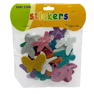 Set creativ Libelule; Fluturi colorati cu sclipici