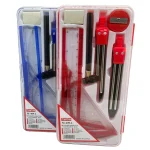 Trusa geometrie cu 2 compas 9 pcs