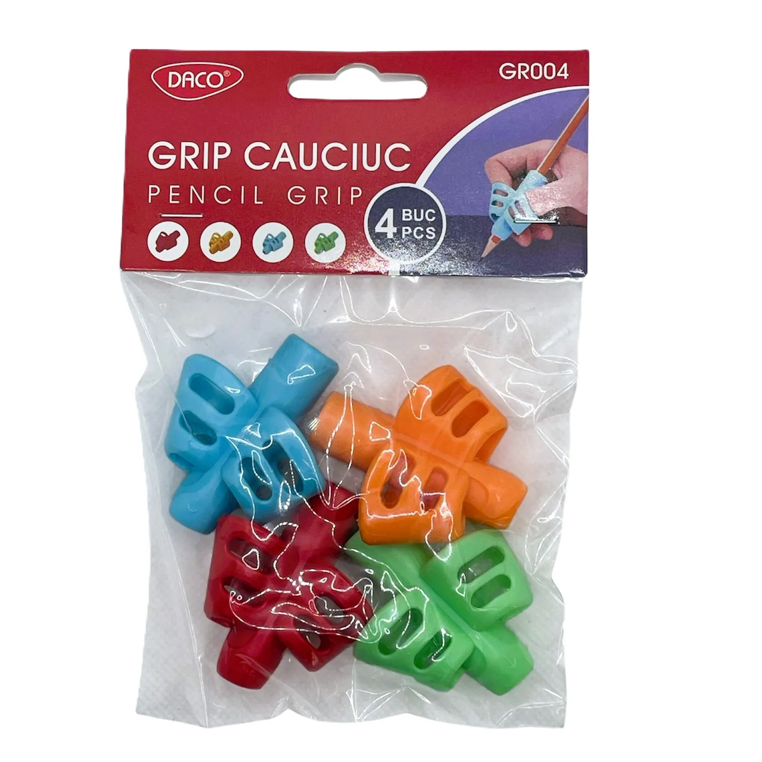 Grip cauciuc pentru creioane sau stilou Daco