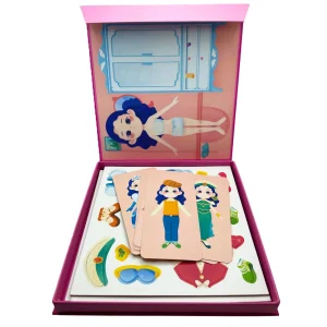 Joc creativ magnetic imbraca personajele