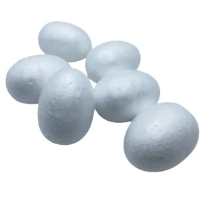 Oua din polistiren 55x40mm 6/set
