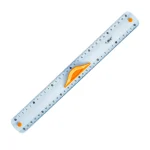 Rigla pvc Bic/blister 30 cm