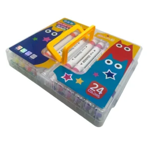 Marker vopsea acrylica cu 2 capete 24 culori/set