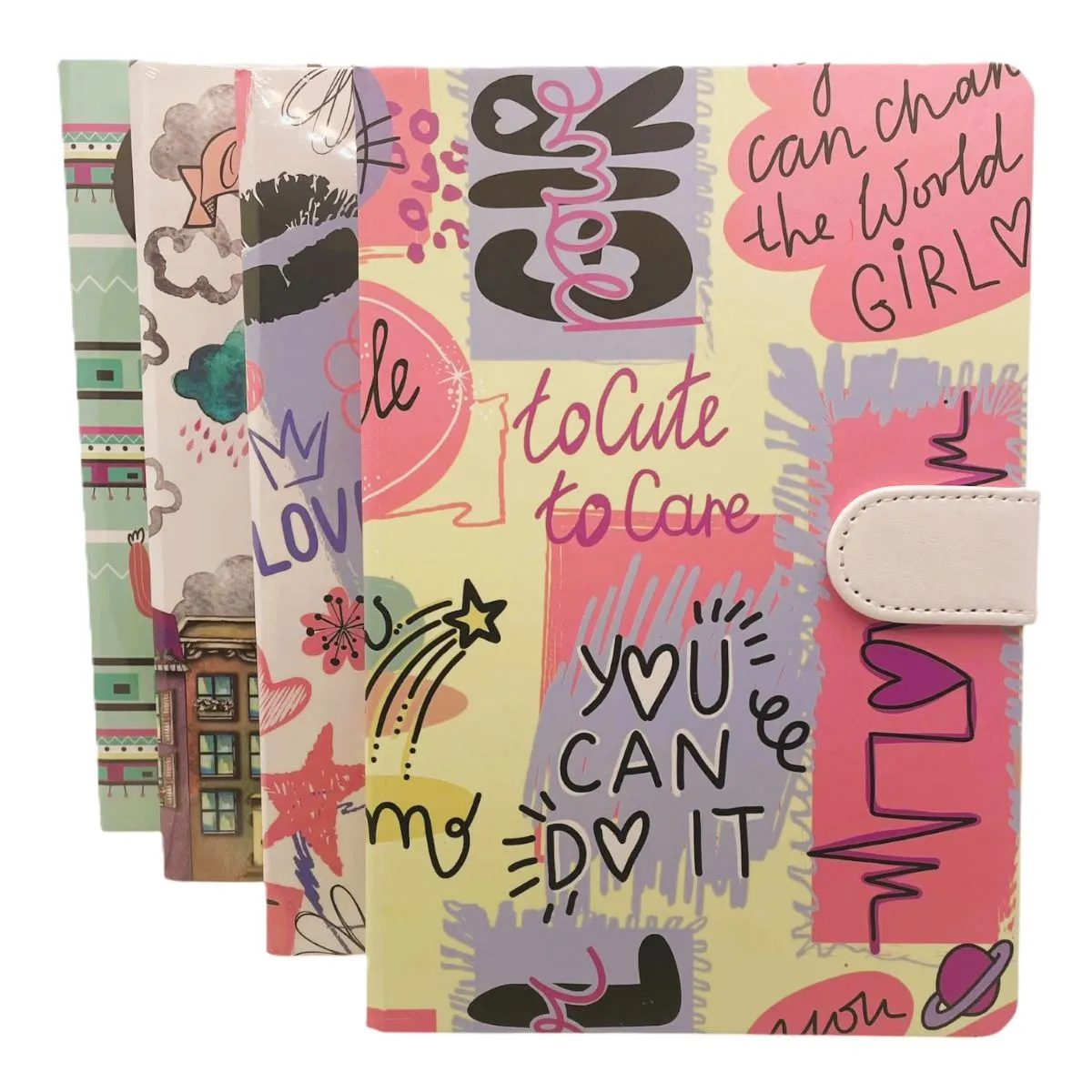 Agenda color A6 inchidere magnetica 19x13cm