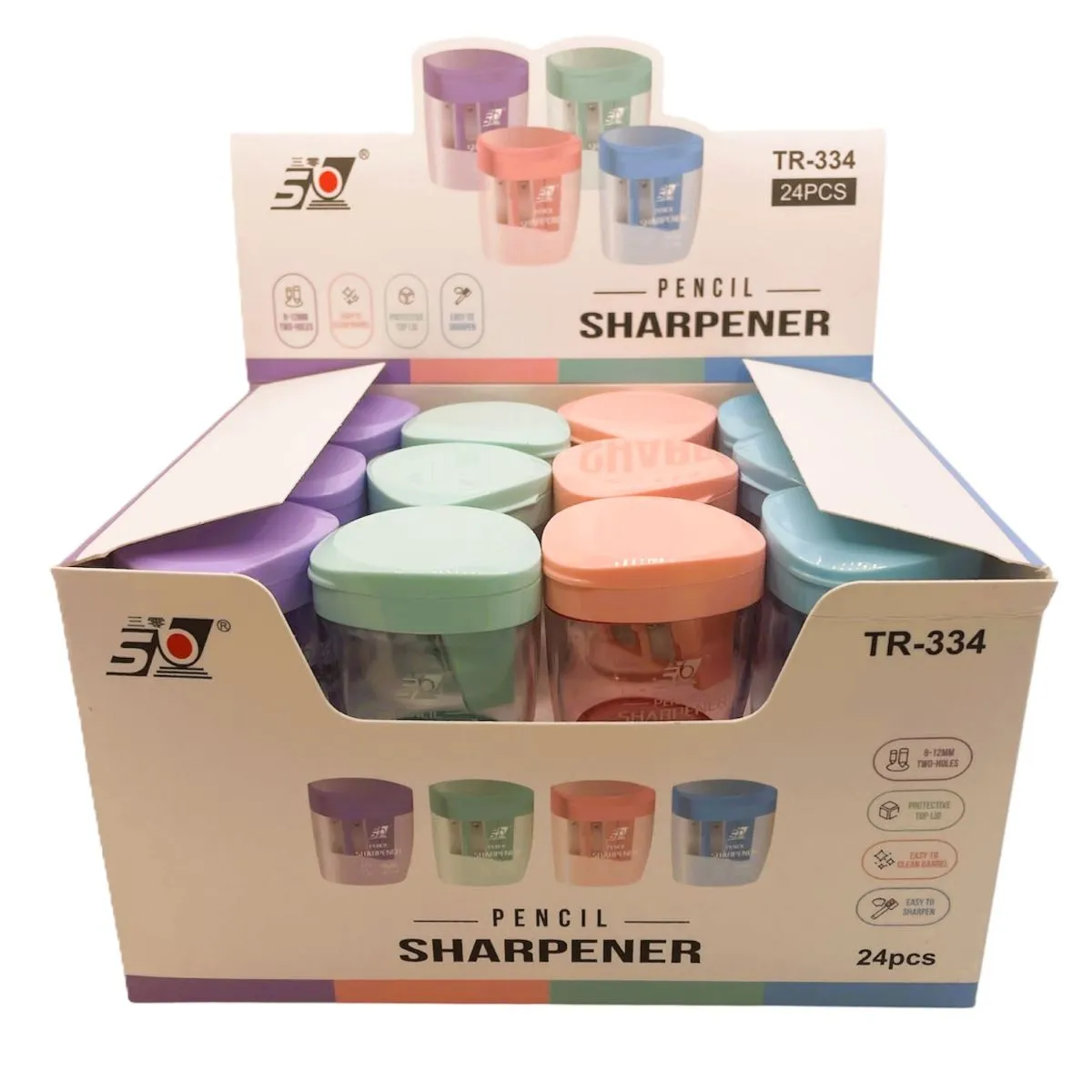 Ascutitoare pvc TR-360 triunghiulara cu rezervor - imagine 2
