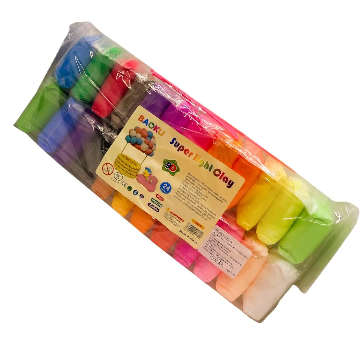 Plastilina usoara (Play-Dough) 24x12g - imagine 3