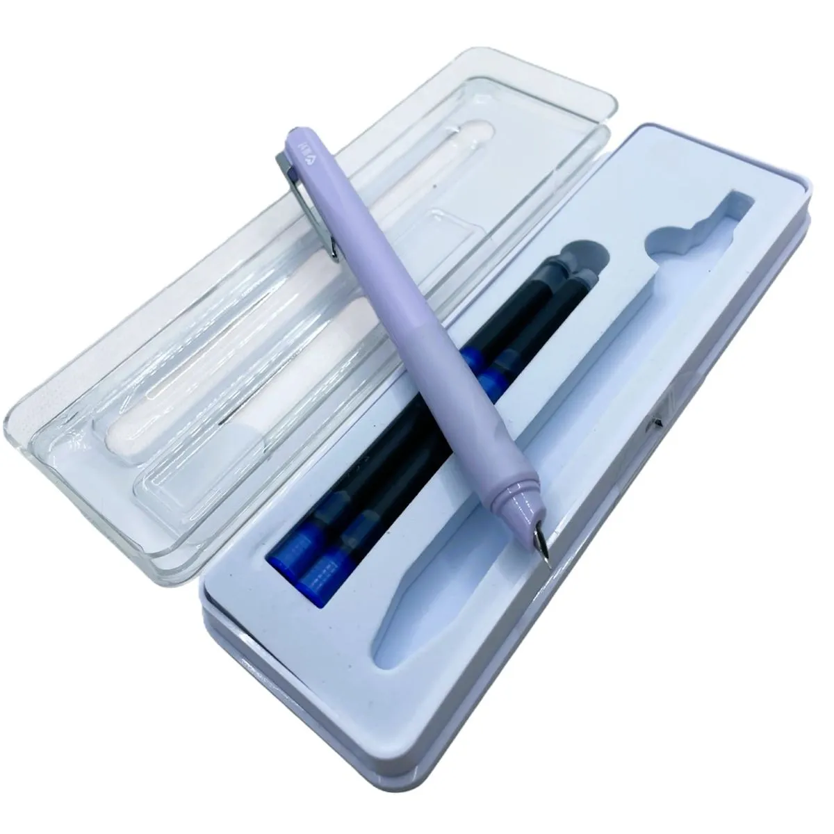 Stilou Aihao FP3890 + 8 rezerve cerneala in etui din plastic - imagine 2