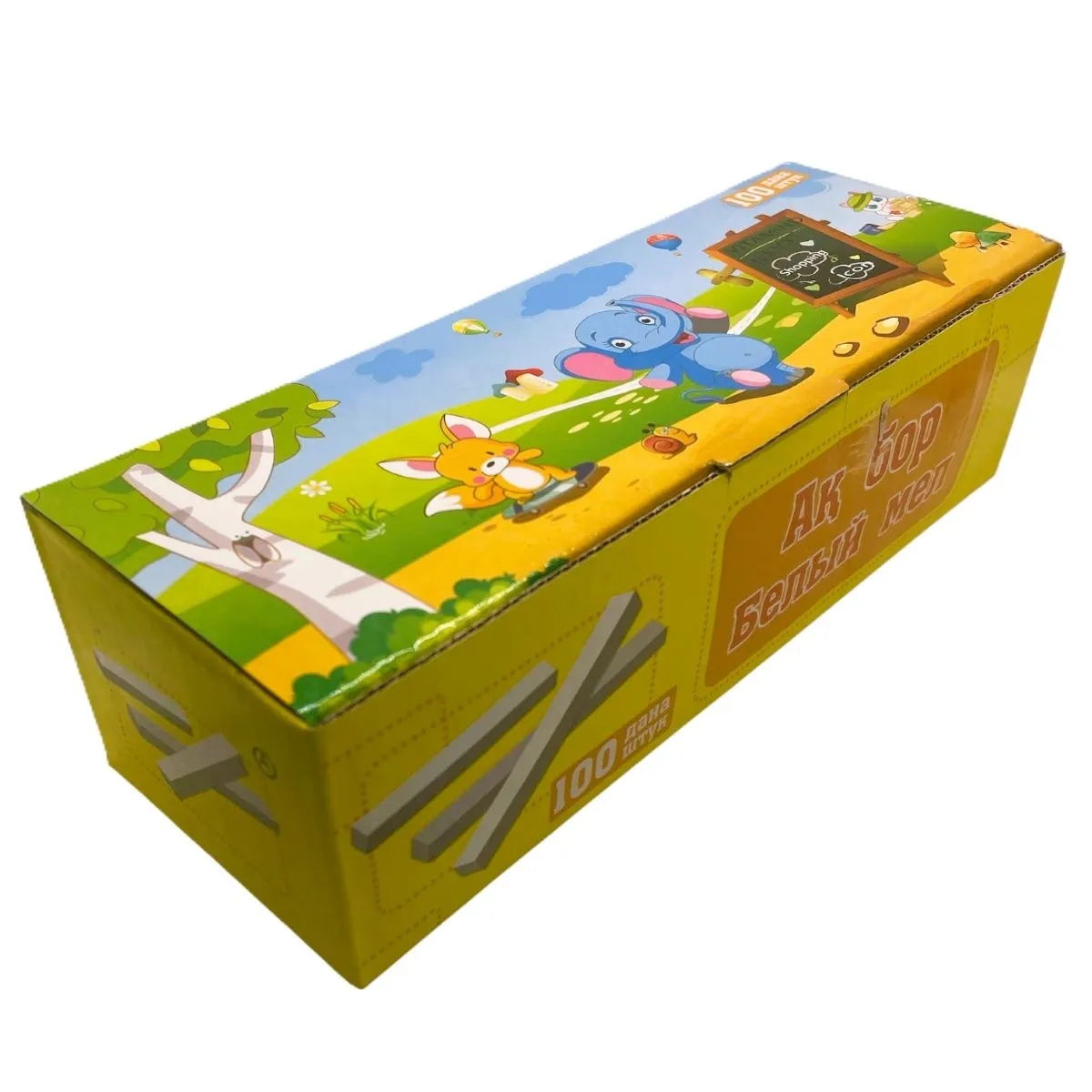 Creta alba scolara 100/cut Ch. - imagine 2