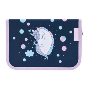 Penar echipat Herlitz 31 piese, 2 clape, motiv Unicorn