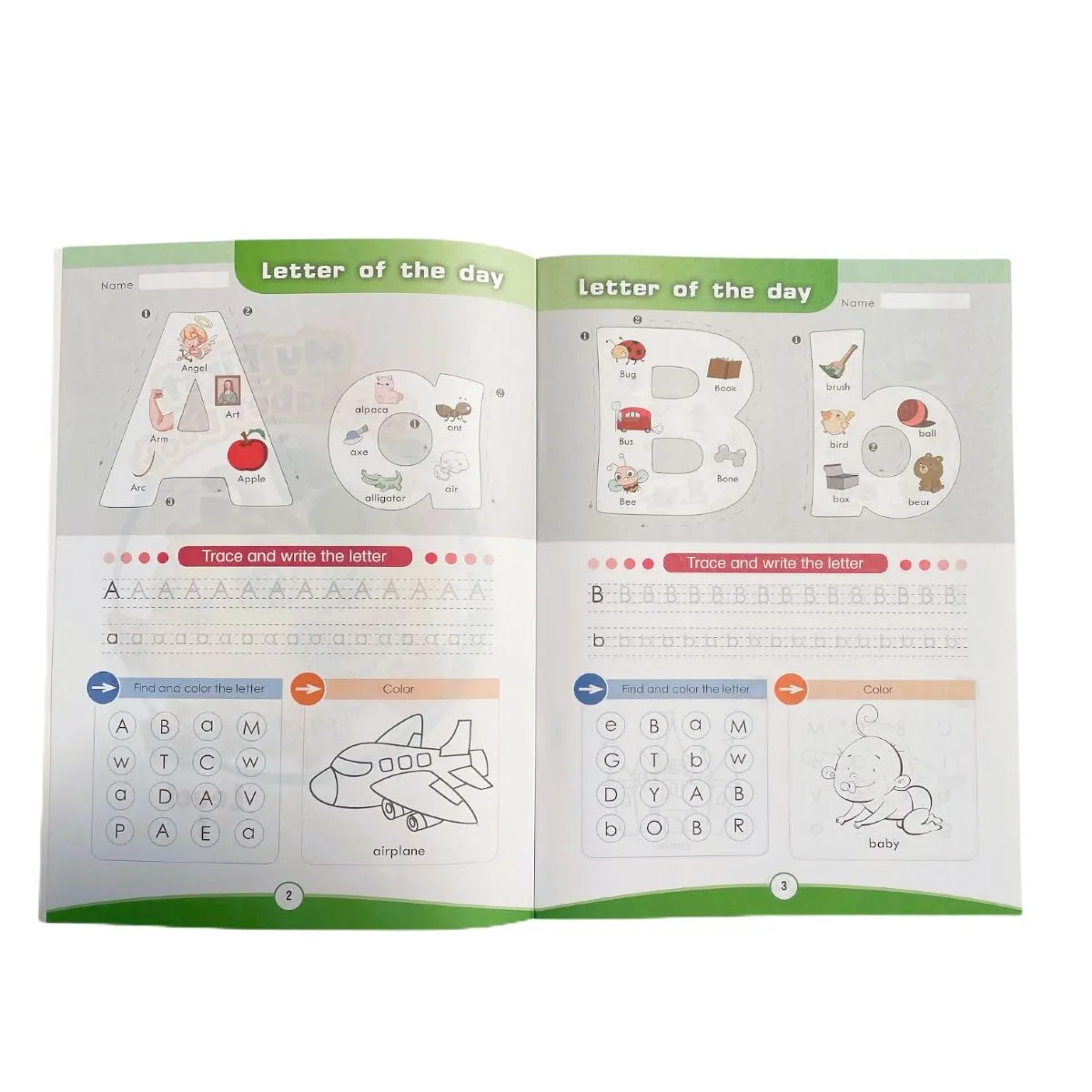 Carte educativa My First Alphabet - Level 1- 32 pag A4 - imagine 4