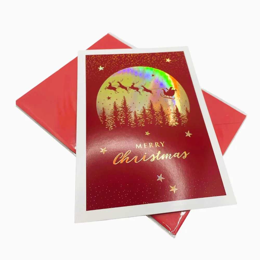 Felicitare cu plic 8.5*11.5cm - Christmas