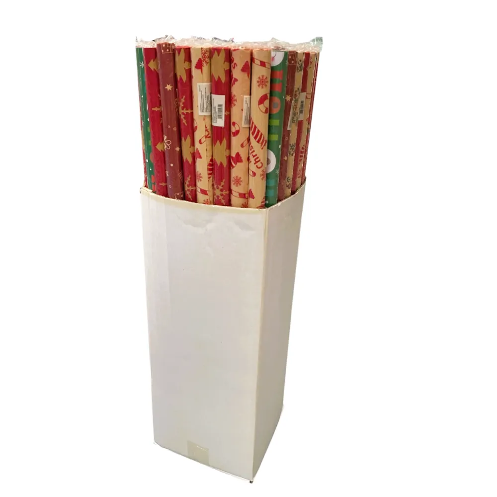 Hartie pentru ambalat 70x100cm ambalata individual (Christmas 2) - imagine 2