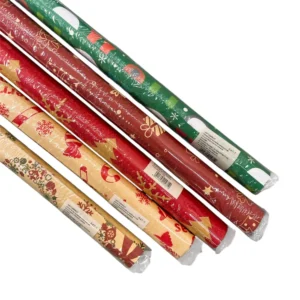 Hartie pentru ambalat 70x100cm ambalata individual (Christmas 2)